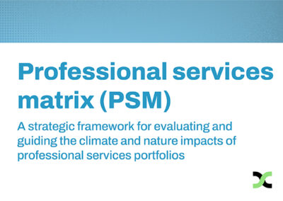 Professional Services Matrix (PSM)